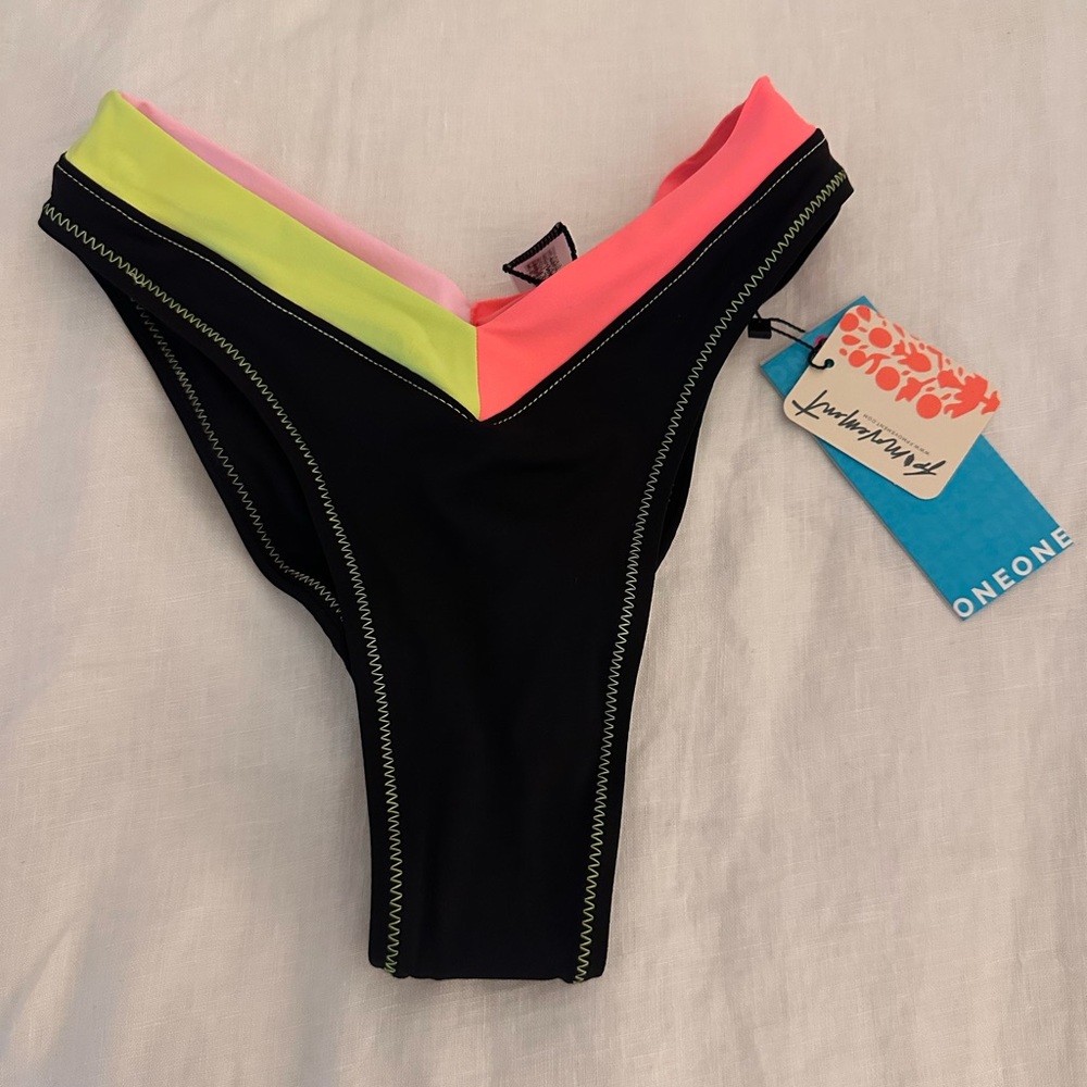 ONEONE x Free People Colorblock Bikini Bottom